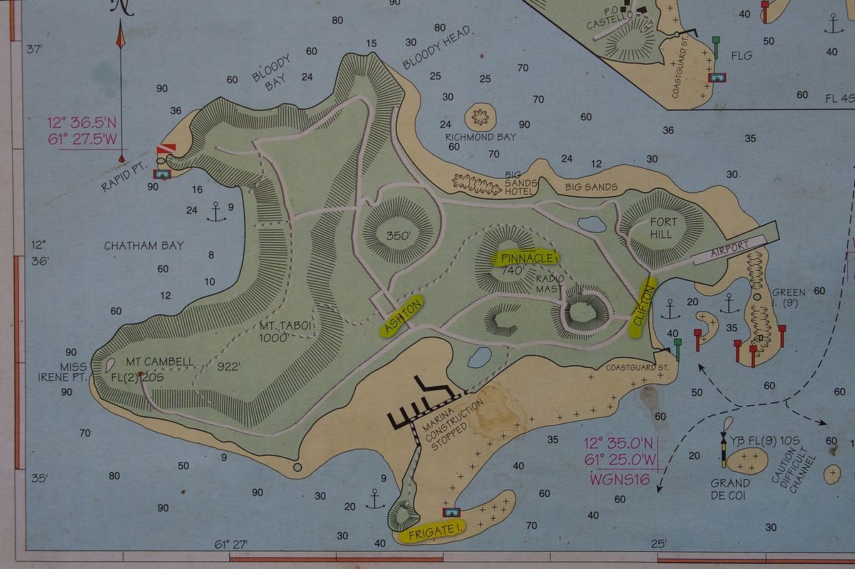 Union Island map trkp